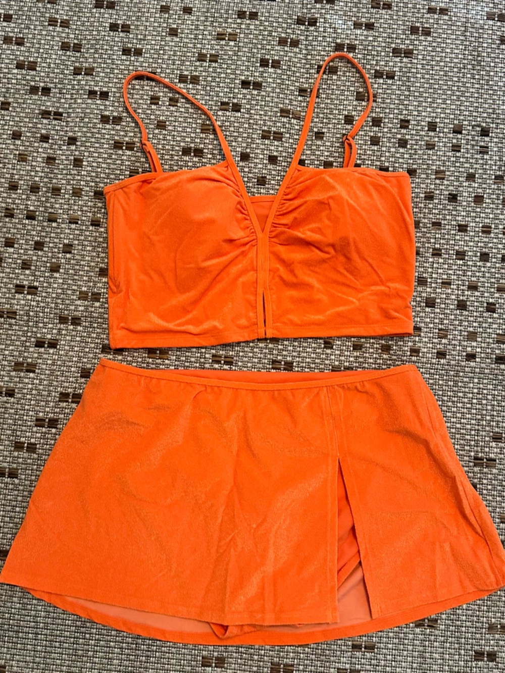 NWOT Sanctuary Two Piece Skirt Swimsuit Bikini size Xl